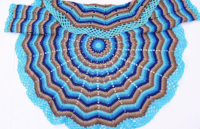 ESPECIAL CROCHET *PONCHOS REDONDOS* - Patrones Crochet